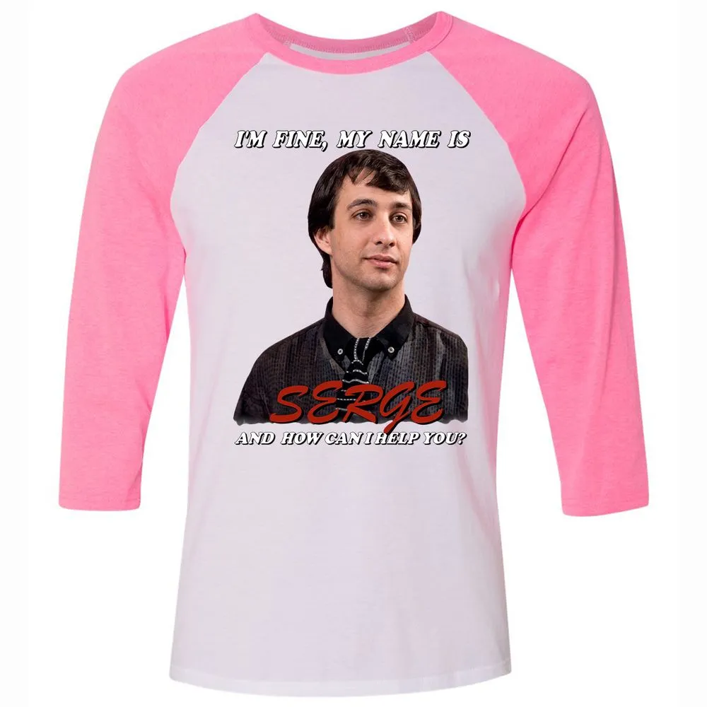 Unisex 3/4 Baseball Tee - LJF9KEV7 - White/Neon Pink - 12
