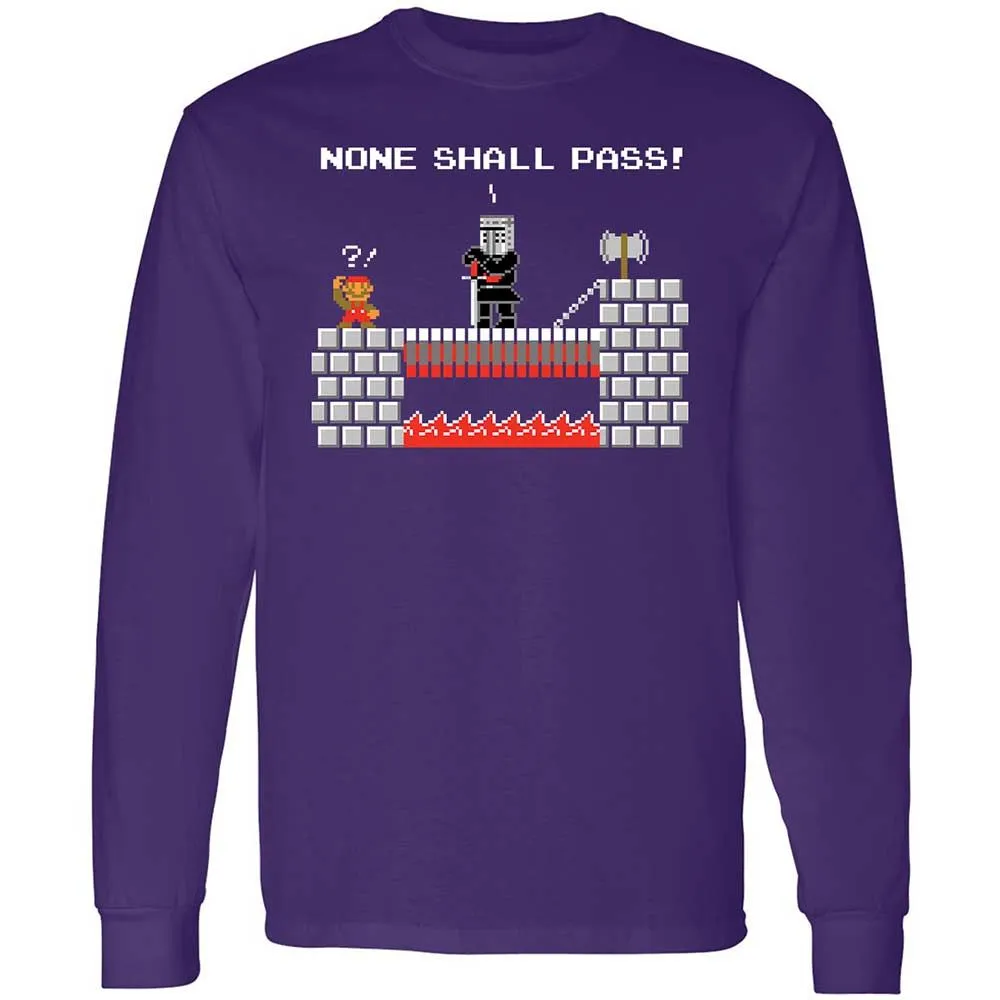 No Plumbers Shall Pass - Purple - 12