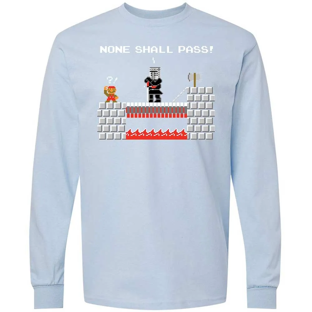 No Plumbers Shall Pass - Light Blue - 18