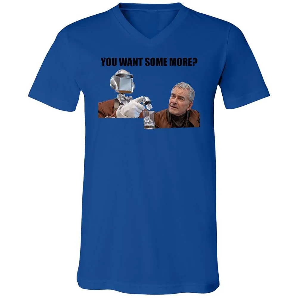 Unisex V-Neck T-Shirt - KMMLLSHX - True Royal - 3