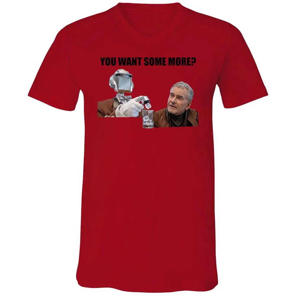 Unisex V-Neck T-Shirt - KMMLLSHX - Red - 5