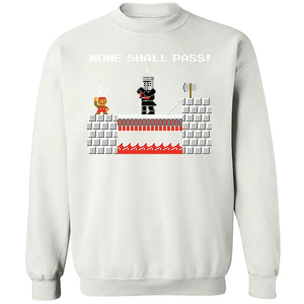 No Plumbers Shall Pass - White - 18