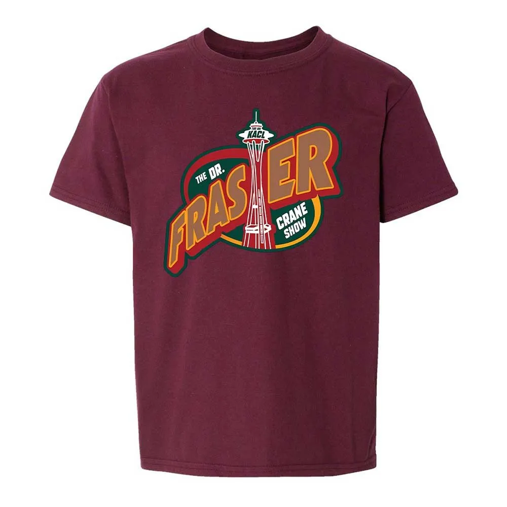 Kids T-Shirt - K4MUHN1P - Maroon - 19