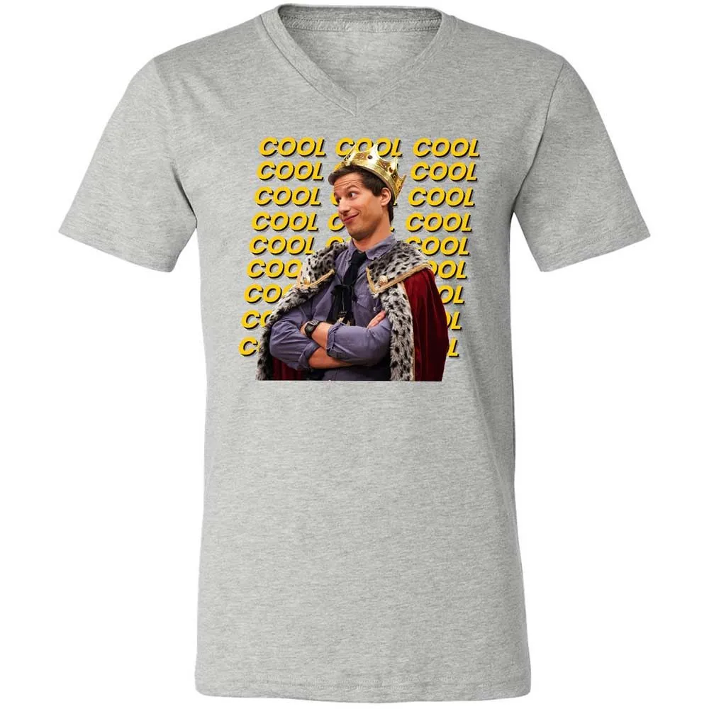 Unisex V-Neck T-Shirt - NGB3Y6U3 - Athletic Heather - 2