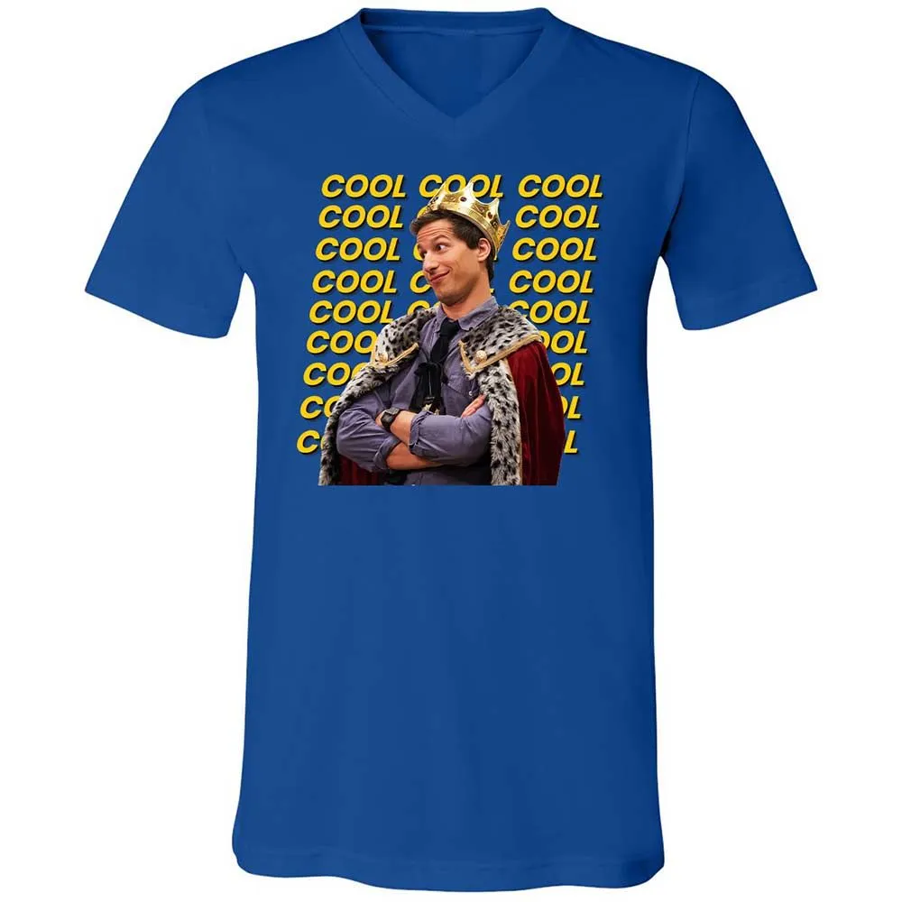 Unisex V-Neck T-Shirt - NGB3Y6U3 - True Royal - 3
