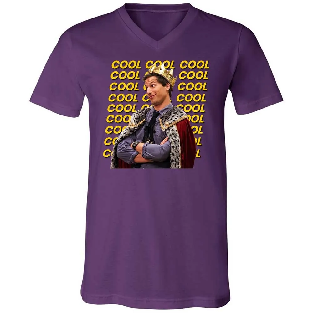 Unisex V-Neck T-Shirt - NGB3Y6U3 - Team Purple - 10