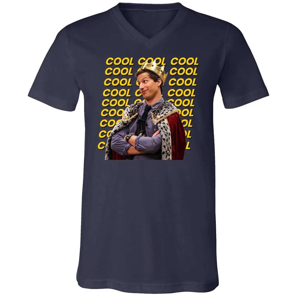 Unisex V-Neck T-Shirt - NGB3Y6U3 - Navy - 12