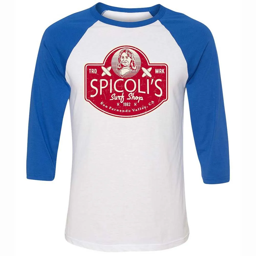 Unisex 3/4 Baseball Tee - WARP5K7X - White/True Royal - 10