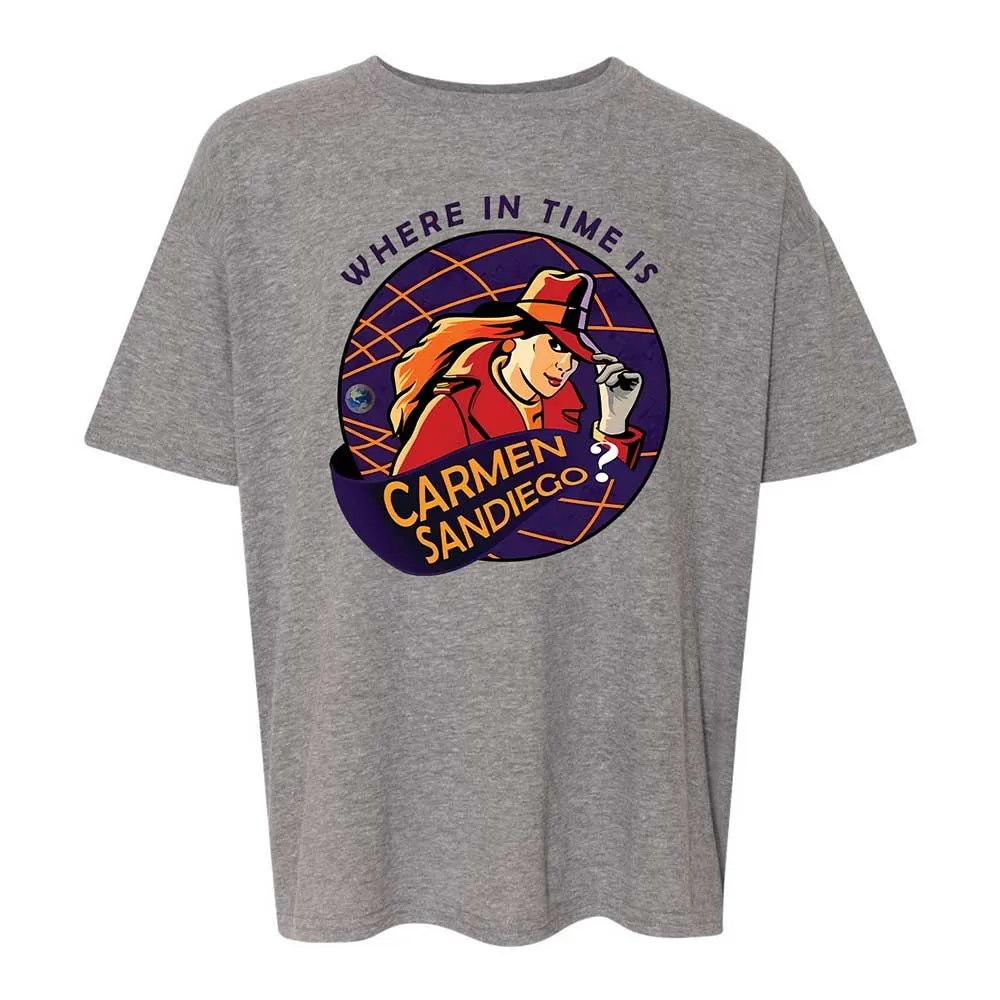 Where in Time Is Carmen Sandiego - Graphite Heather - 18
