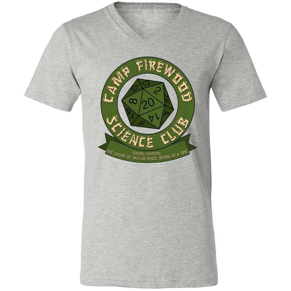 Camp Firewood Science Club - Athletic Heather - 2