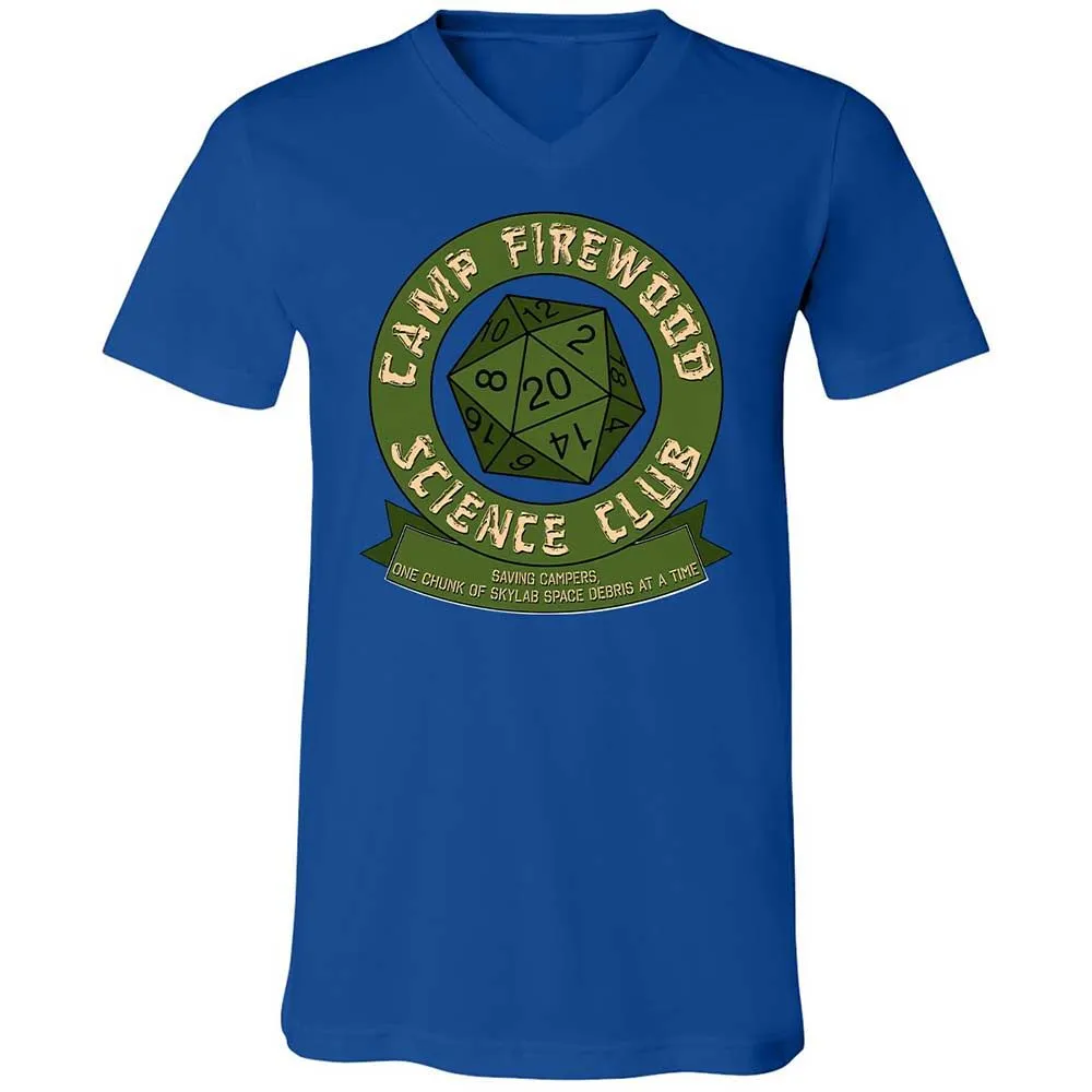 Camp Firewood Science Club - True Royal - 3