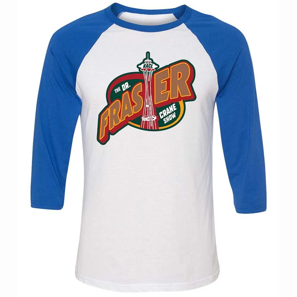 Unisex 3/4 Baseball Tee - DVMZ1VVC - White/True Royal - 10
