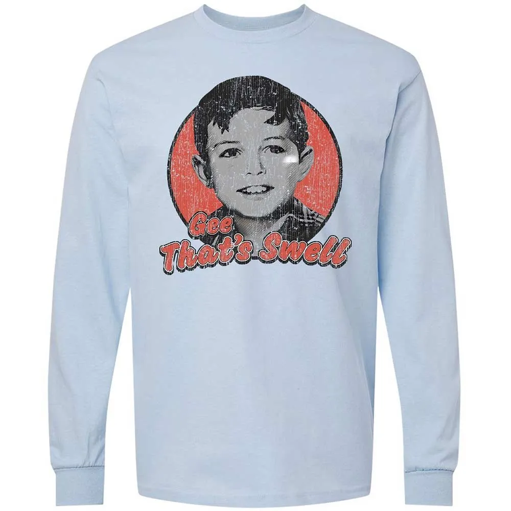 Long Sleeve T-Shirt - 5R5BAMBN - Light Blue - 4