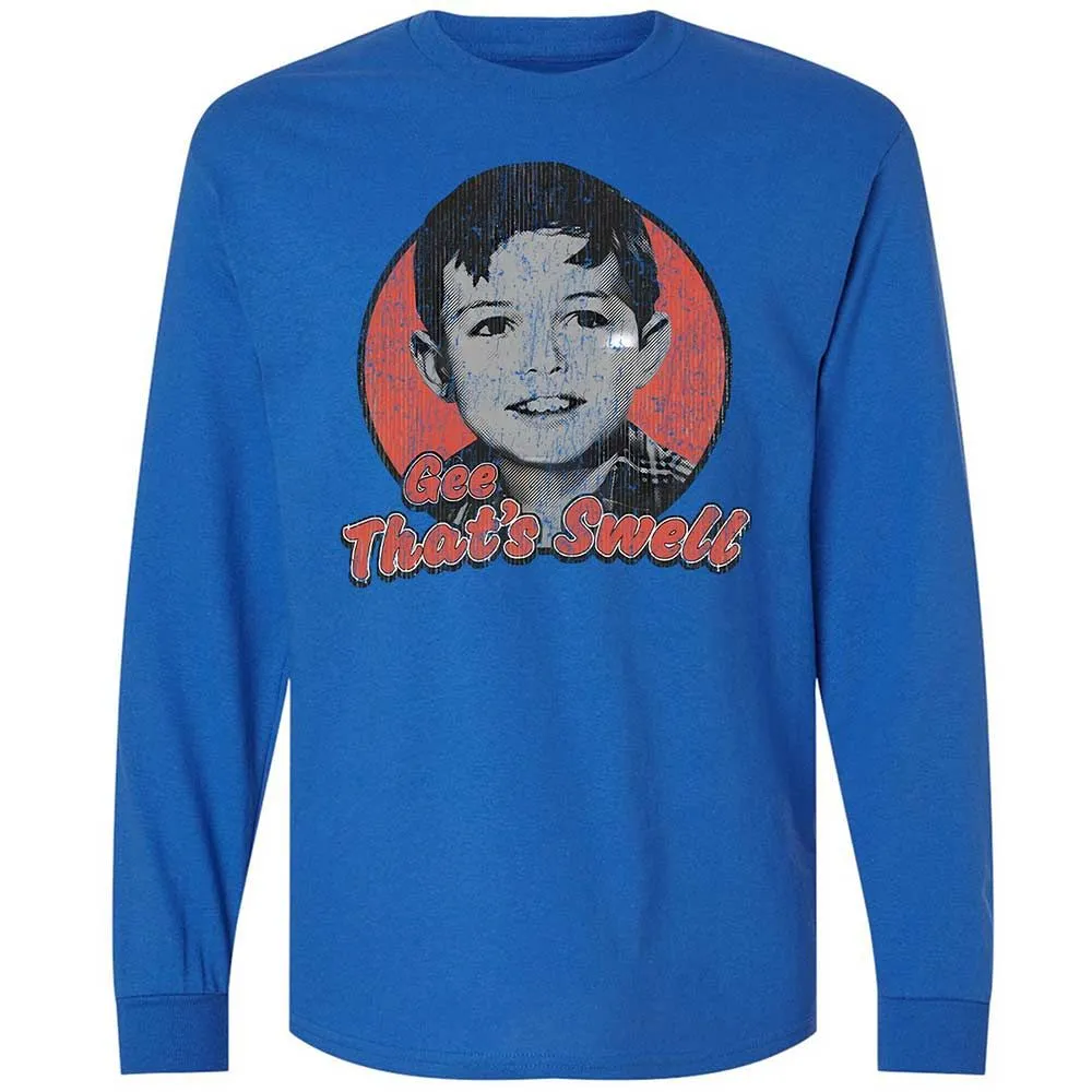 Long Sleeve T-Shirt - 5R5BAMBN - Royal - 7