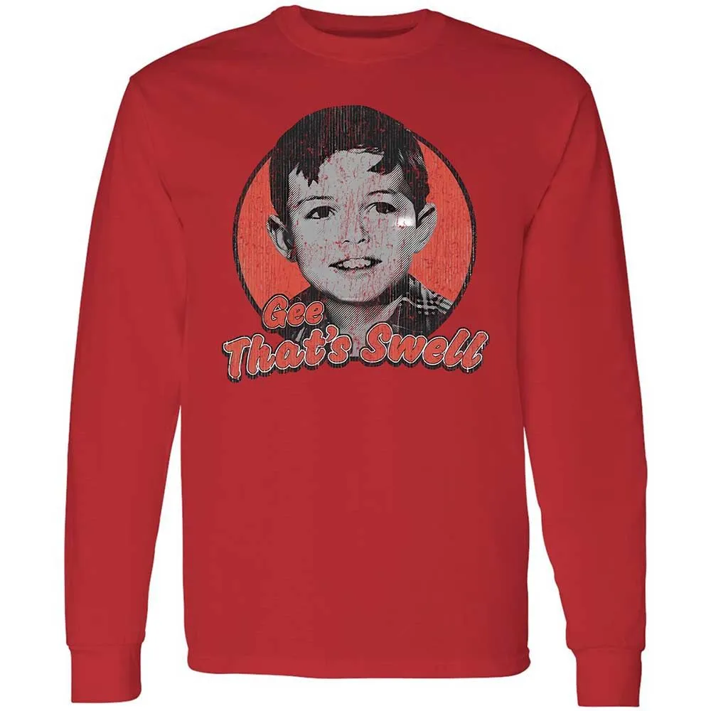 Long Sleeve T-Shirt - 5R5BAMBN - Red - 8