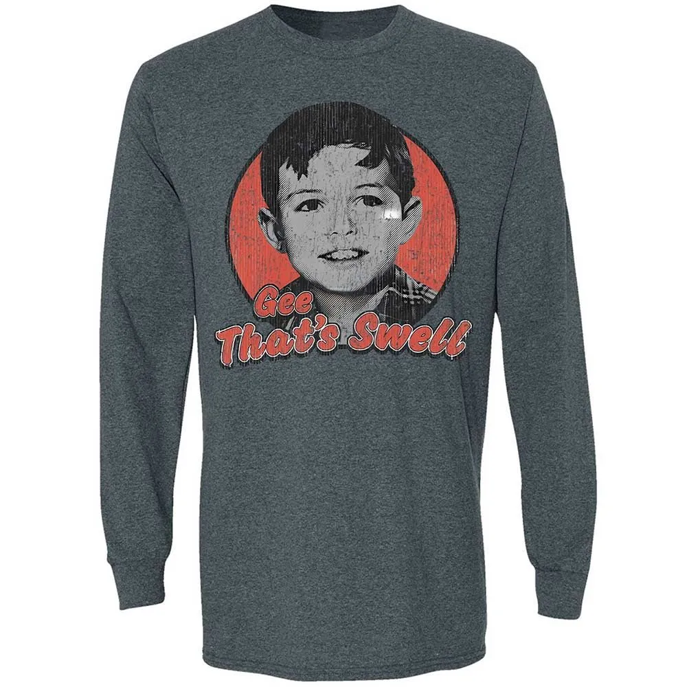 Long Sleeve T-Shirt - 5R5BAMBN - Dark Heather - 15