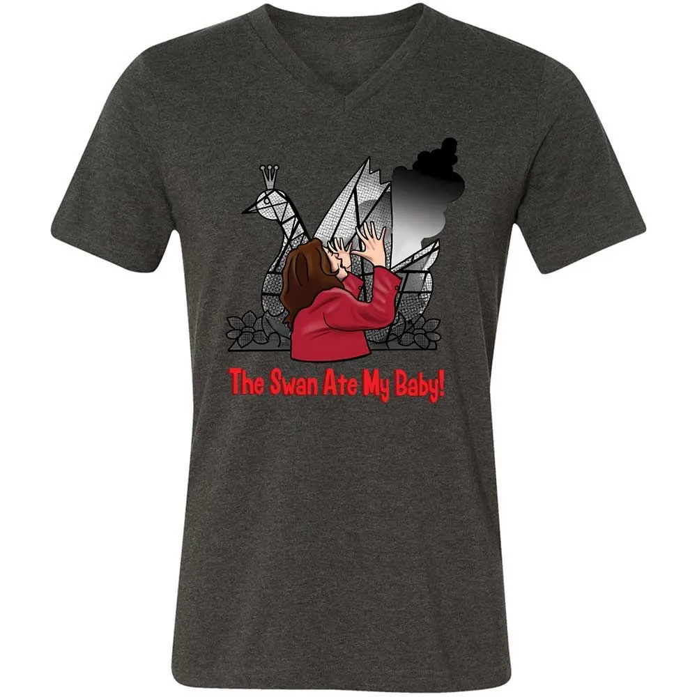 The Swan Ate My Baby - Dark Grey Heather - 8