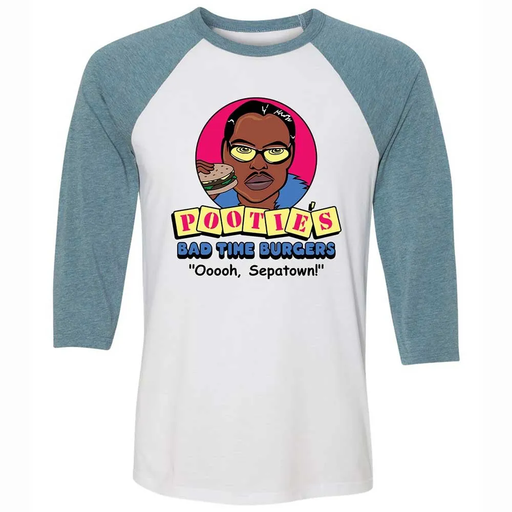 Pootie's Bad Time Burgers - White/Denim - 3