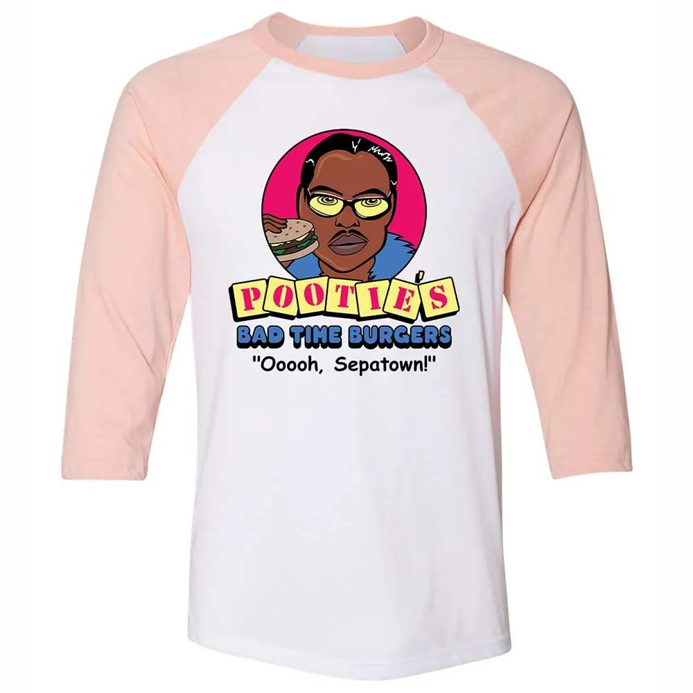 Pootie's Bad Time Burgers - White/Heather Peach - 5