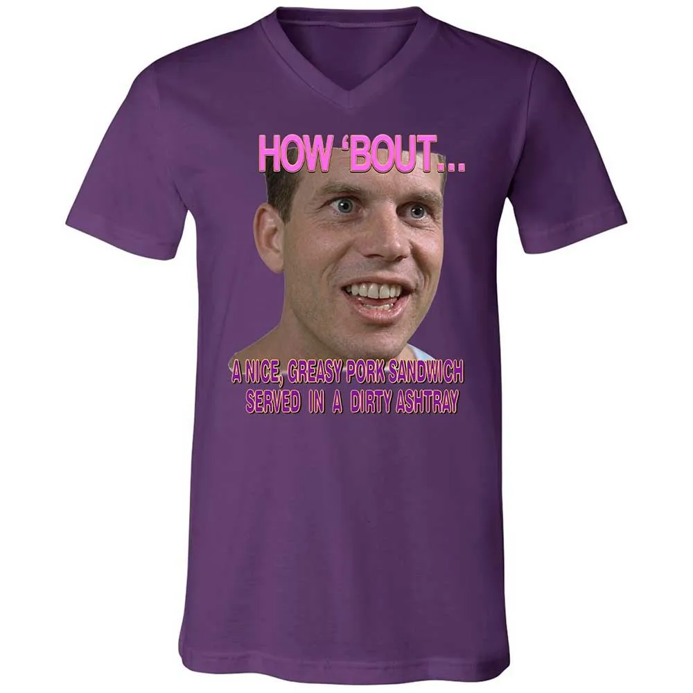 Unisex V-Neck T-Shirt - G3ARRYRG - Team Purple - 10