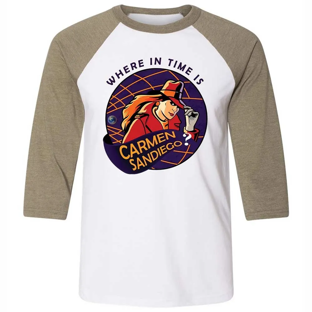 Where in Time Is Carmen Sandiego - White/Heather Olive - 4