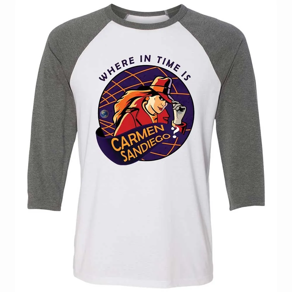 Where in Time Is Carmen Sandiego - White/Deep Heather - 11