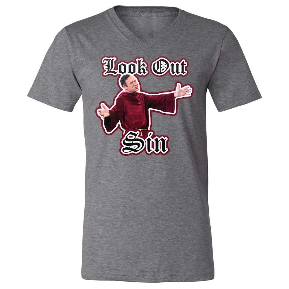 Unisex V-Neck T-Shirt - 779LZF8Z - Deep Heather - 9