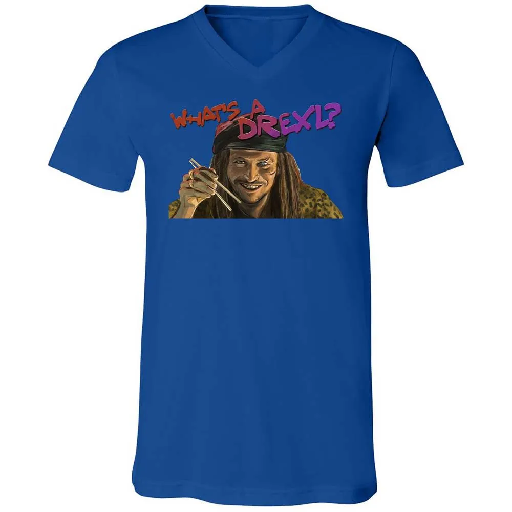 Unisex V-Neck T-Shirt - DQDPEFYW - True Royal - 3