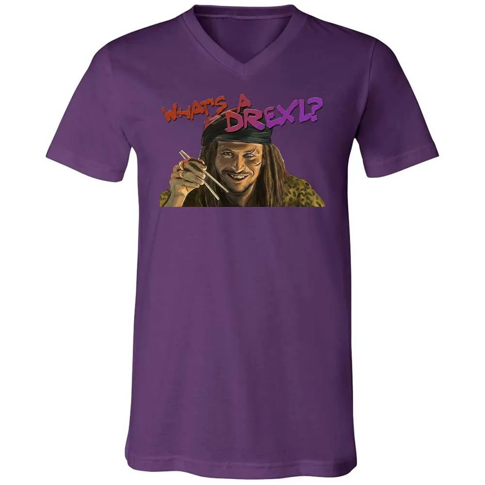 Unisex V-Neck T-Shirt - DQDPEFYW - Team Purple - 10