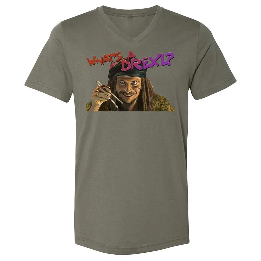 Unisex V-Neck T-Shirt - DQDPEFYW - Military Green - 15