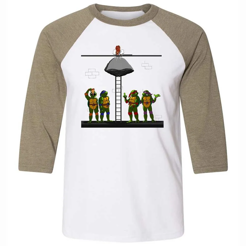 I've Been Dreaming of a Turtle's Kiss - White/Heather Olive - 4