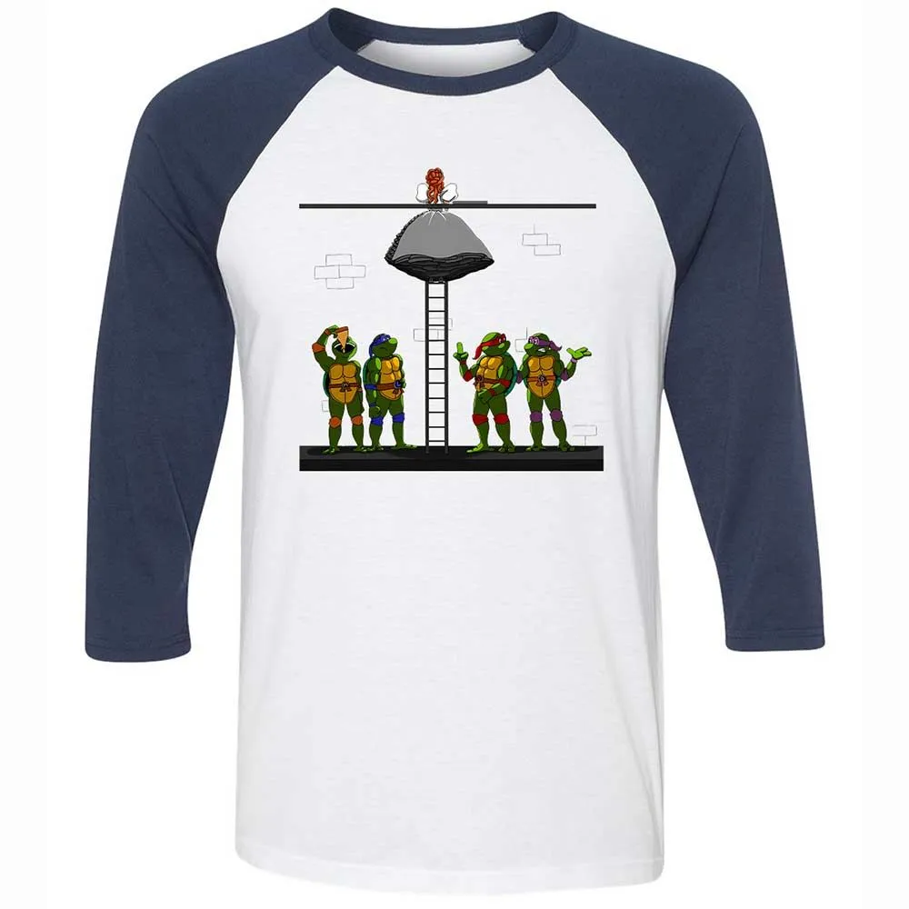 I've Been Dreaming of a Turtle's Kiss - White/Navy - 8