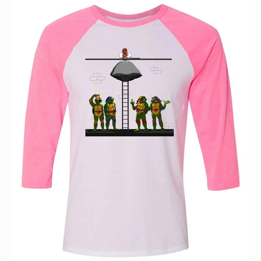 I've Been Dreaming of a Turtle's Kiss - White/Neon Pink - 12