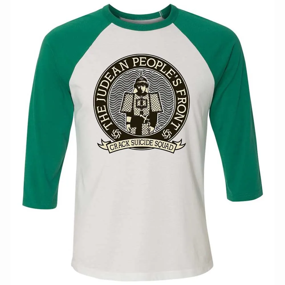 Unisex 3/4 Baseball Tee - V3C4E8G6 - White/Kelly - 6