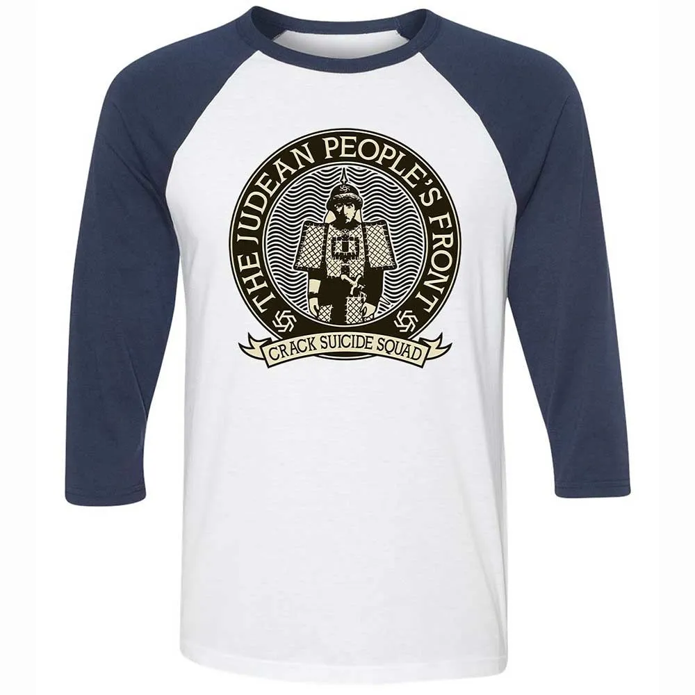 Unisex 3/4 Baseball Tee - V3C4E8G6 - White/Navy - 8