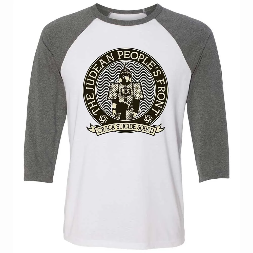 Unisex 3/4 Baseball Tee - V3C4E8G6 - White/Deep Heather - 11
