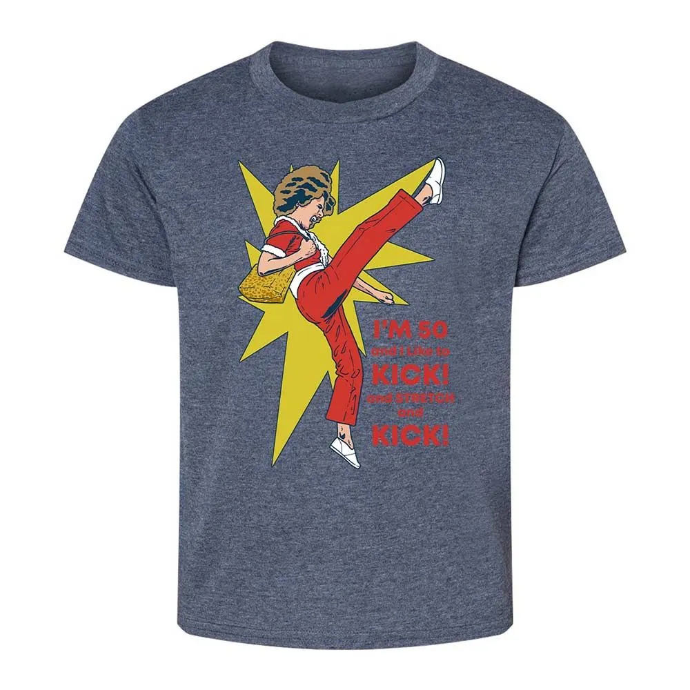 Kids T-Shirt - KS9H87Q4 - Heather Navy - 15
