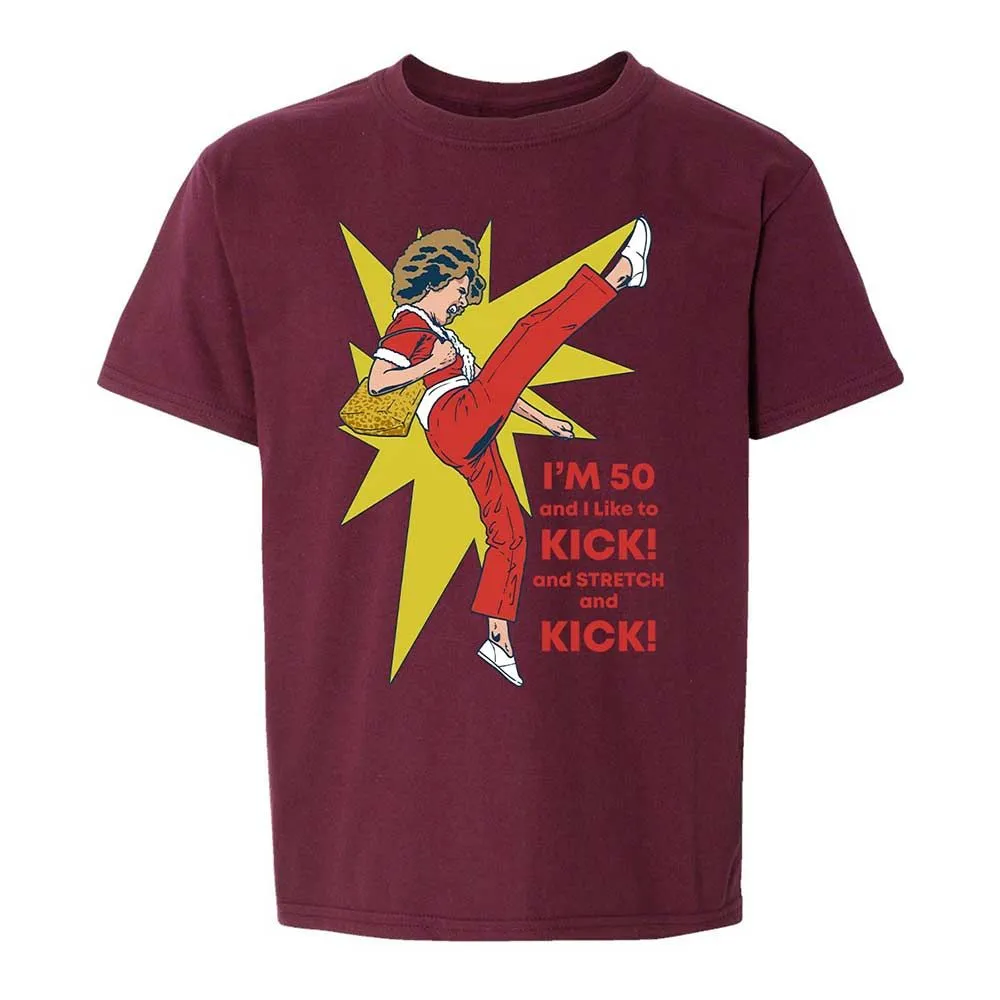 Kids T-Shirt - KS9H87Q4 - Maroon - 19