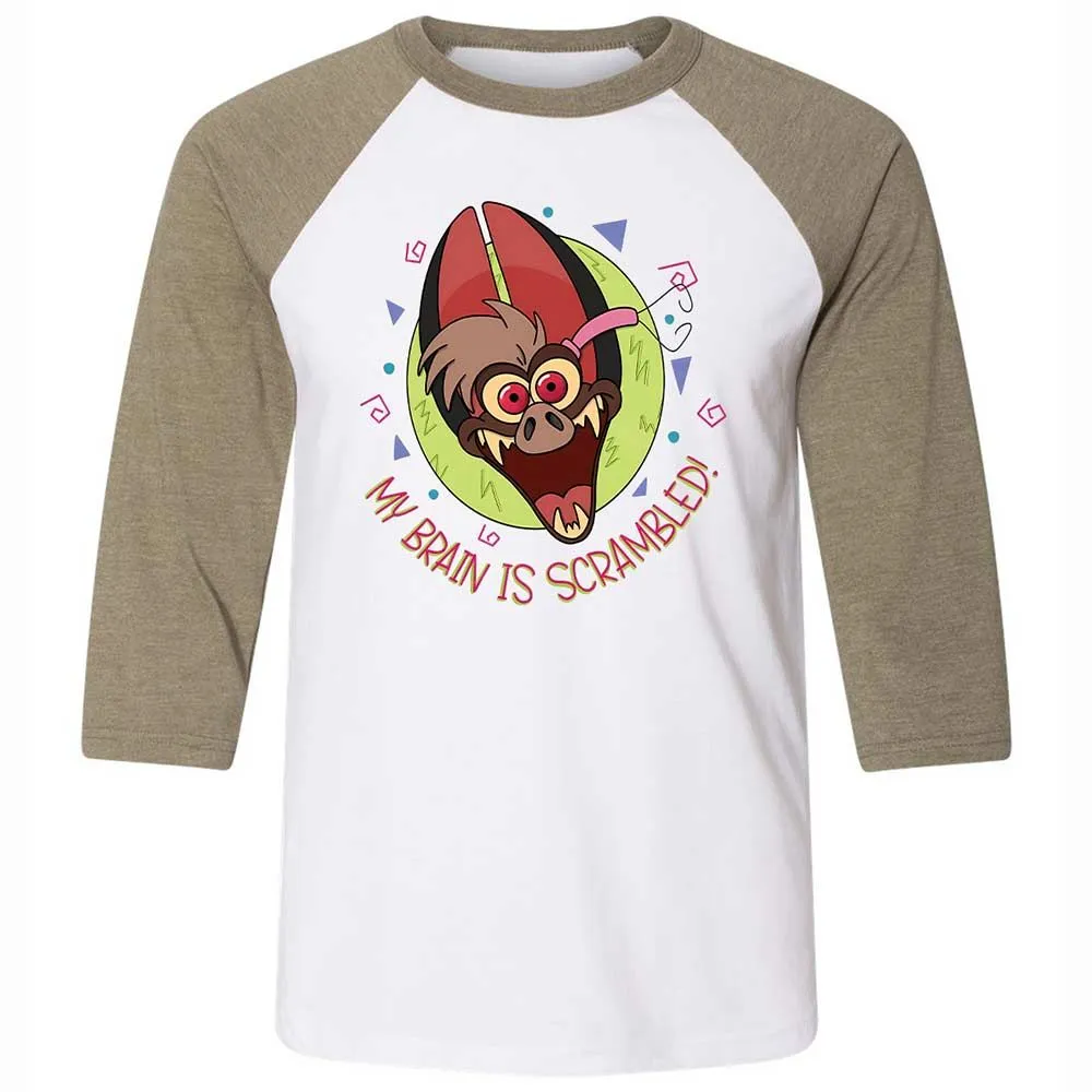 Unisex 3/4 Baseball Tee - 1RACZ4JZ - White/Heather Olive - 4