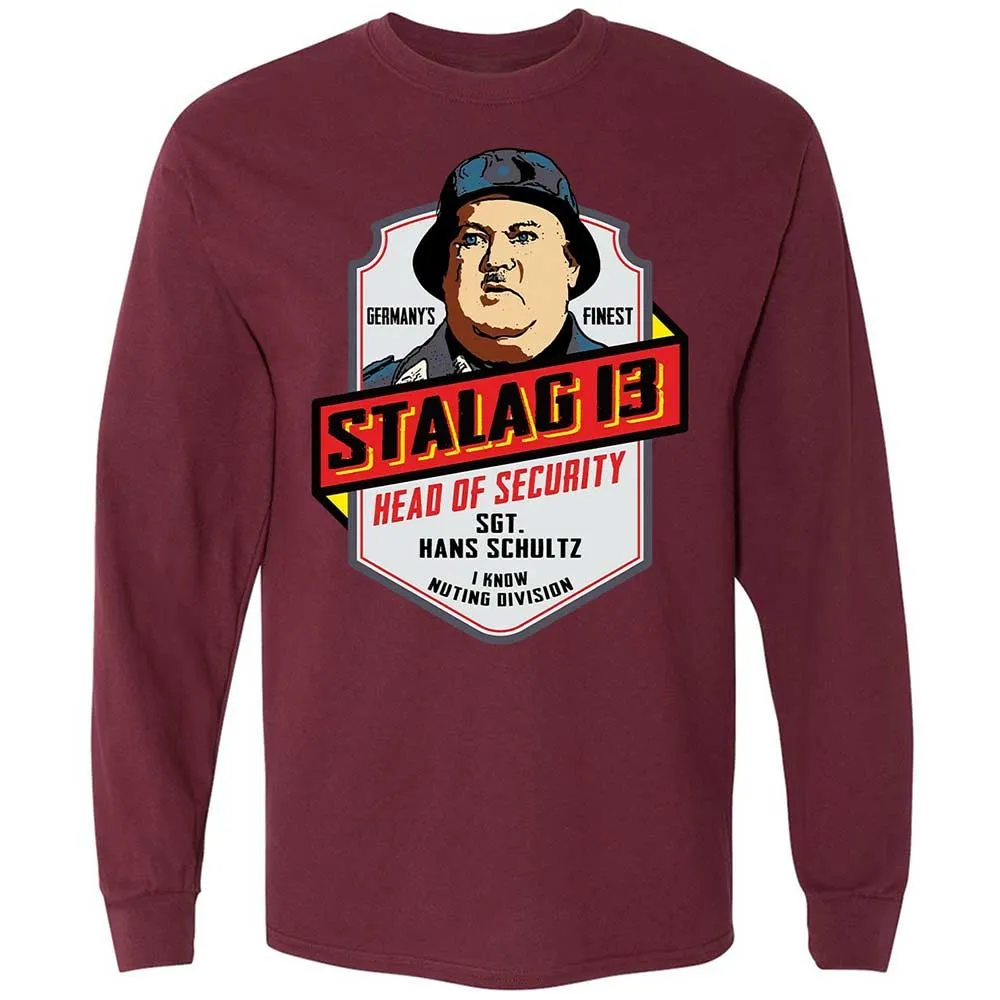 Long Sleeve T-Shirt - KM1QDWLL - Maroon - 16