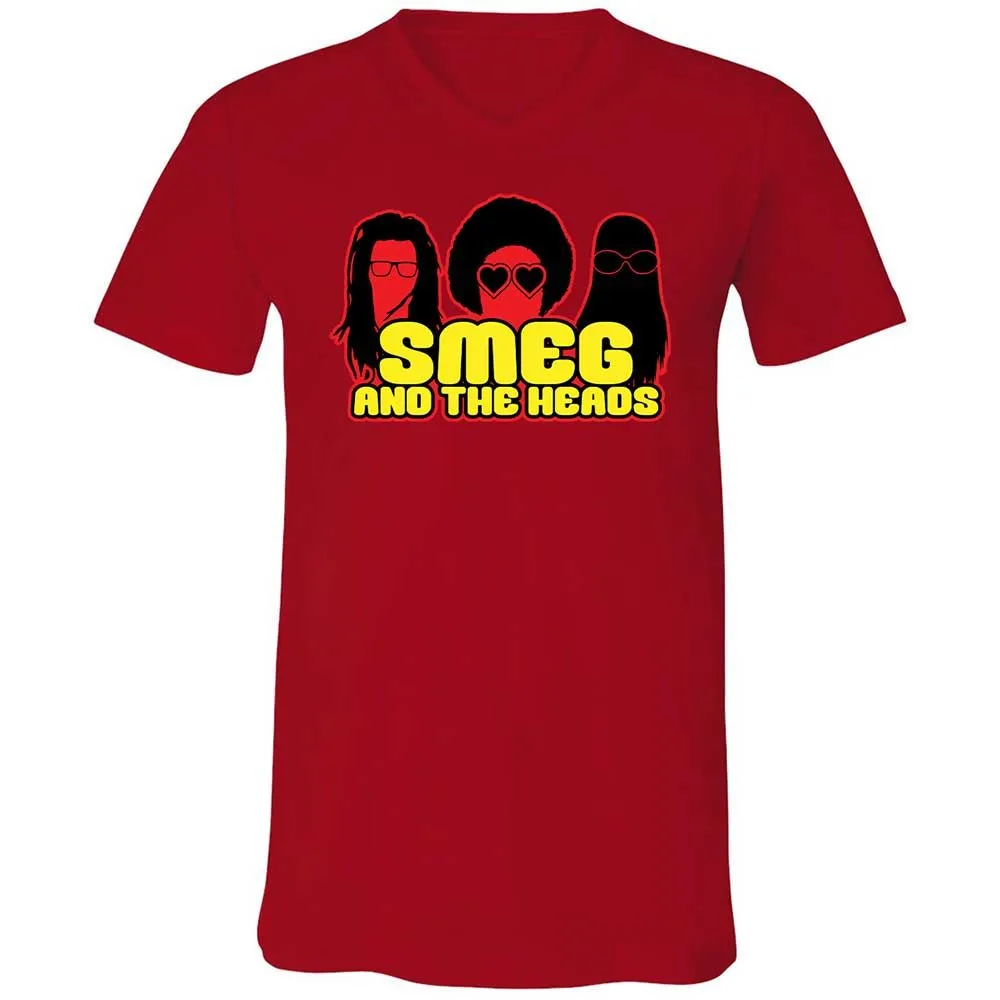 Unisex V-Neck T-Shirt - Y1NNJRTV - Red - 5