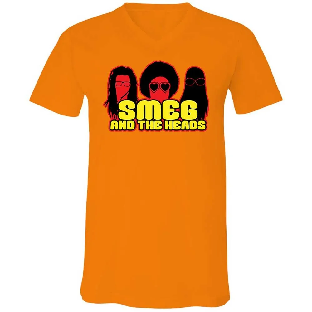 Unisex V-Neck T-Shirt - Y1NNJRTV - Orange - 7