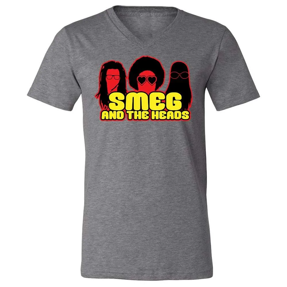 Unisex V-Neck T-Shirt - Y1NNJRTV - Deep Heather - 9