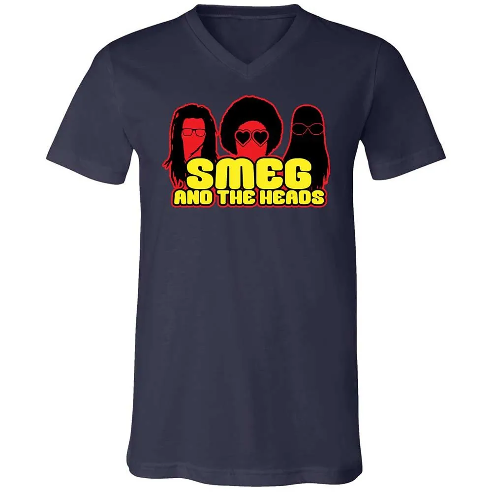 Unisex V-Neck T-Shirt - Y1NNJRTV - Navy - 12