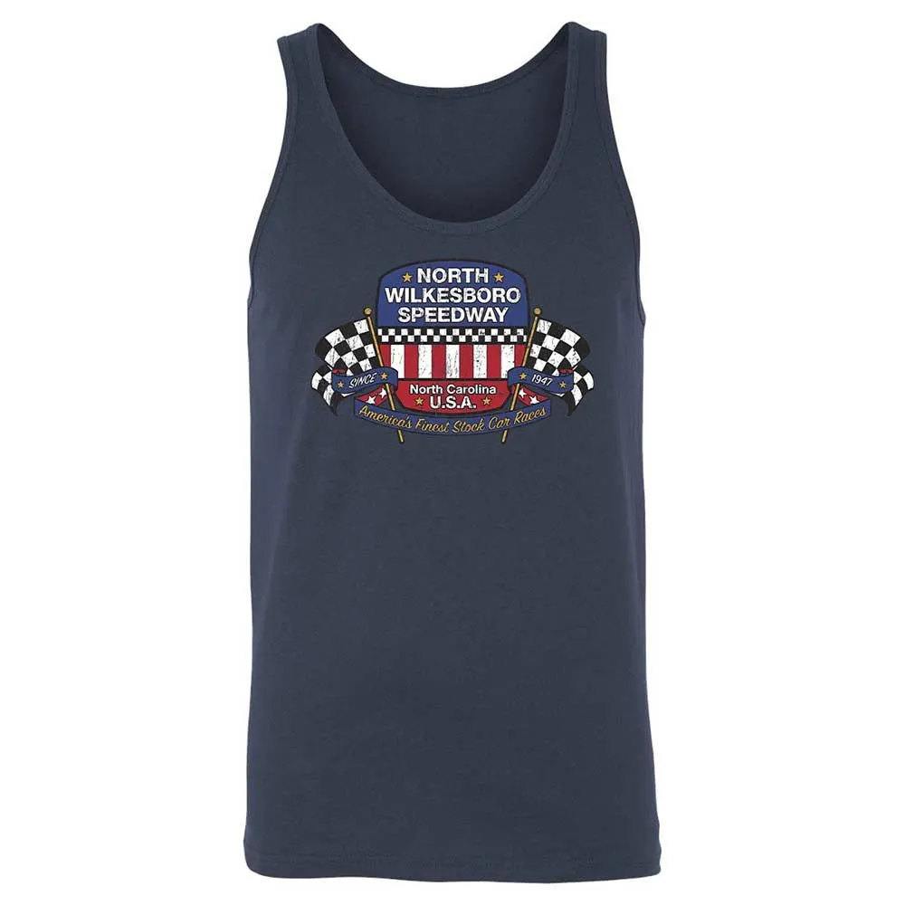 Unisex Jersey Tank - 4XK9WY8G - Navy - 8