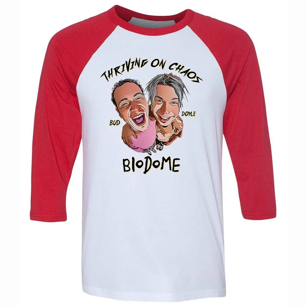 Unisex 3/4 Baseball Tee - 1UJNR6LU - White/Red - 9