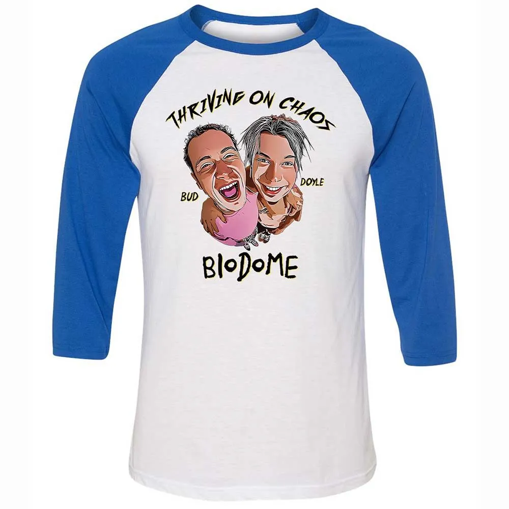 Unisex 3/4 Baseball Tee - 1UJNR6LU - White/True Royal - 10