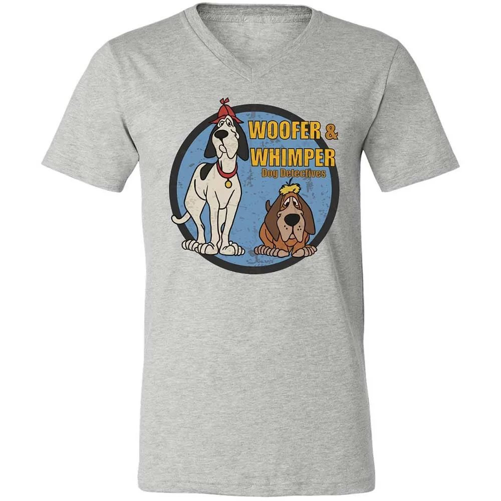 Unisex V-Neck T-Shirt - 46HHCJAX - Athletic Heather - 2