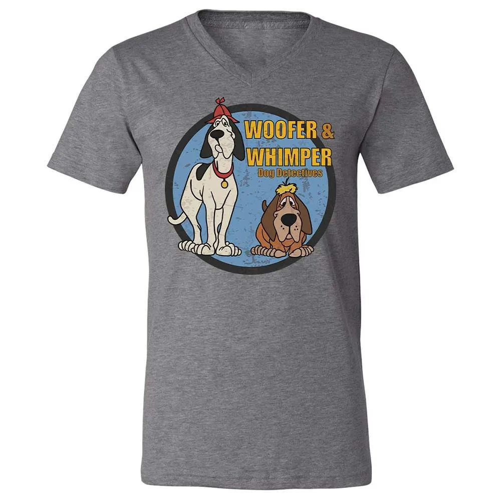Unisex V-Neck T-Shirt - 46HHCJAX - Deep Heather - 9