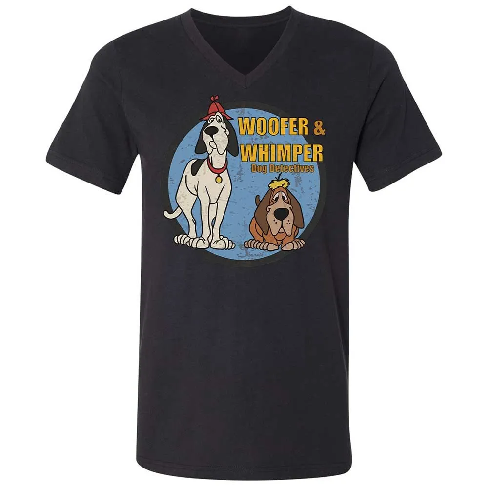 Unisex V-Neck T-Shirt - 46HHCJAX - Black - 11